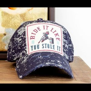‘Ride it Like You Stole It’ Splatter Hat